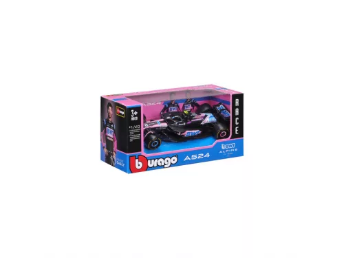 Bburago 1/43 F1 versenyautó - BWT Alpine F1 Team A524 (2024)