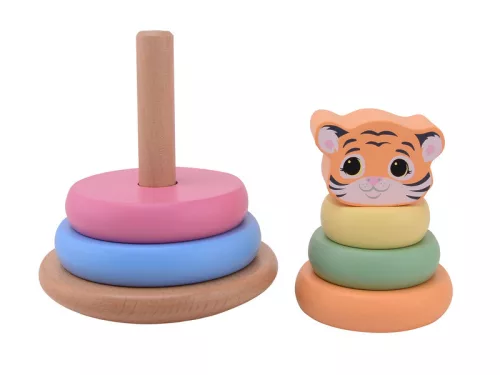 Jouéco® - Montessori fatorony állatfejjel