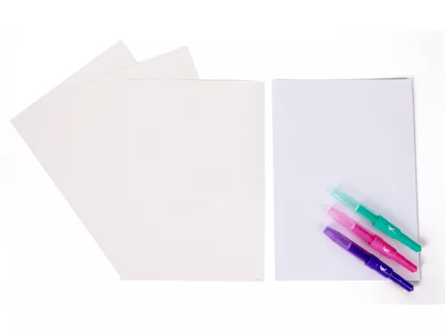 Fújó filctoll szett, A4, 3 tollal, Stitch