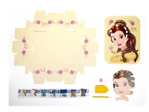 Gyémántfestõs kép kerettel, Disney hercegõk, 2 féle