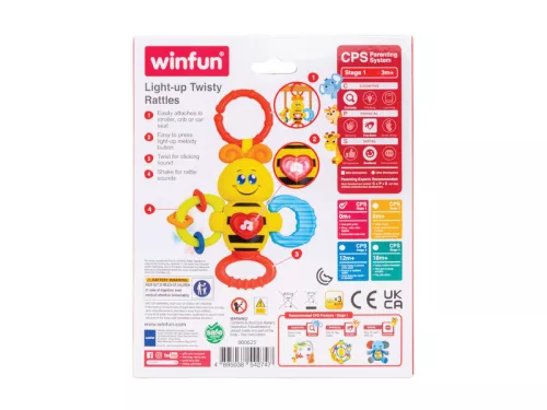 Világítós rágóka - méhecske