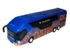 FC Barcelona Hivatalos Csapatbusz Modell (1:50 fém játékbusz nyitható ajtókkal és hátrahúzós motorral)