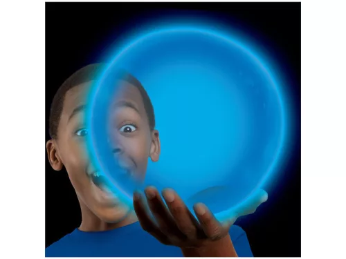 Szuper rugalmas sötétben világító kék labda