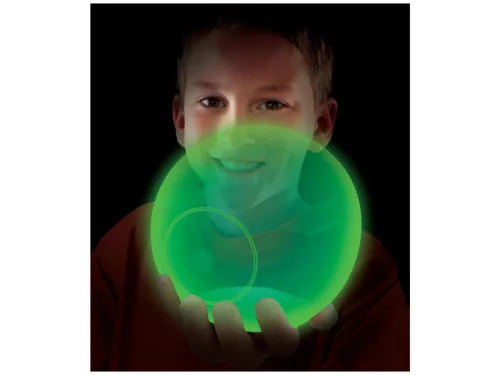 Szuper rugalmas sötétben világító zöld labda