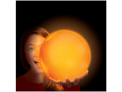 Szuper rugalmas leddel világító neon narancs labda