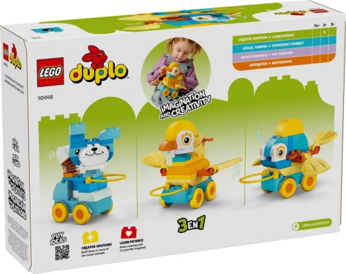 LEGO Duplo town 10448 3 az 1-ben guruló állatok