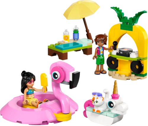 LEGO Friends 42658 Medencés buli flamingóval és egyszarvúval