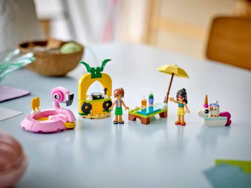 LEGO Friends 42658 Medencés buli flamingóval és egyszarvúval