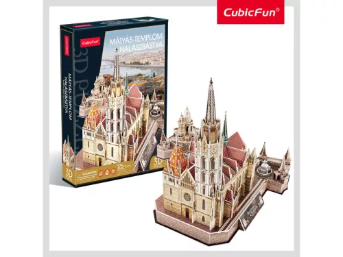 A Mátyás templom és a Halászbástya 176 darabos 3D puzzle