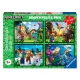 Ravensburger Puzzle 4x100 db – Minecraft