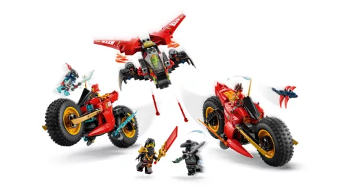 LEGO® NINJAGO® 71844 – Harci nindzsajármű, 3 az 1-ben, 561 db, 8 éves kortól