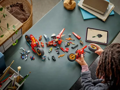 LEGO® NINJAGO® 71844 – Harci nindzsajármű, 3 az 1-ben, 561 db, 8 éves kortól