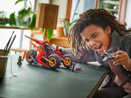LEGO® NINJAGO® 71844 – Harci nindzsajármű, 3 az 1-ben, 561 db, 8 éves kortól