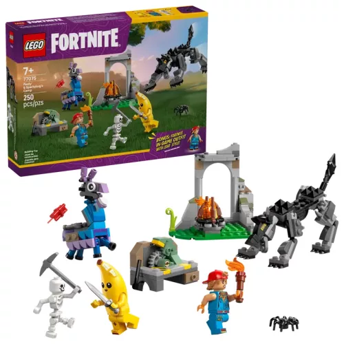 LEGO Fortnite 77075 Peely és sparkplug táborhelye