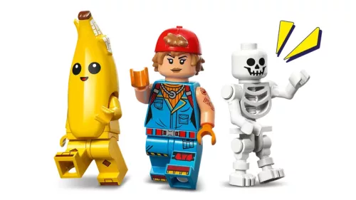 LEGO Fortnite 77075 Peely és sparkplug táborhelye