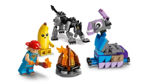 LEGO Fortnite 77075 Peely és sparkplug táborhelye
