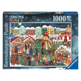   Ravensburger Puzzle 1000 db – Karácsonyi piac, prémium karácsonyi kirakó
