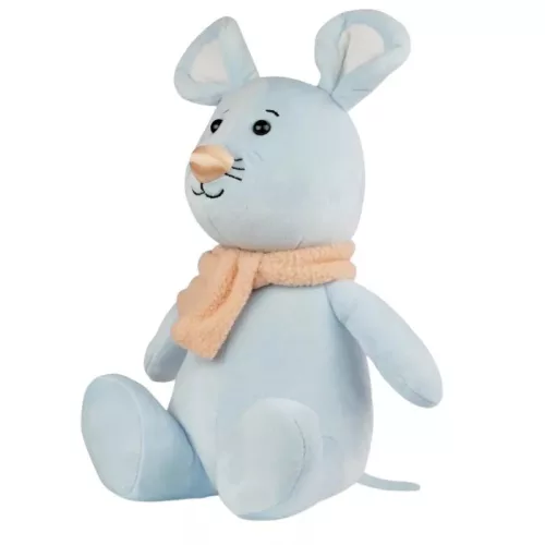 Fényes orrú plüss egér 25 cm