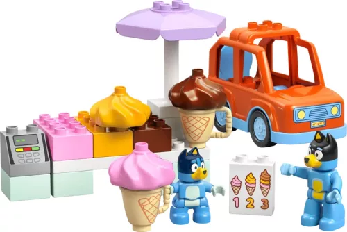LEGO DUPLO Bluey – Fagyizás Bluey-val (10458)