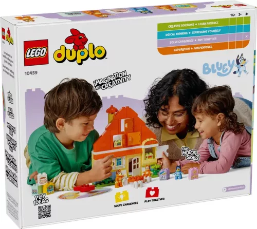 LEGO DUPLO Bluey – Bluey családi háza memóriajátékkal (10459)