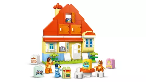 LEGO DUPLO Bluey – Bluey családi háza memóriajátékkal (10459)