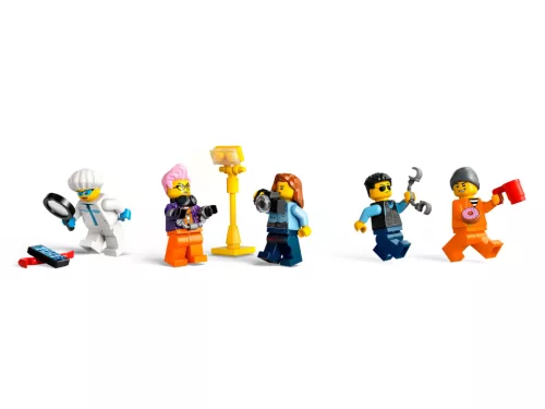 LEGO City Rendőrségi mozgó bűnügyi labor – 60418, bűnügyi laboratóriumos kamion szett