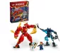 LEGO® NINJAGO® 71808 – Kai elemi tűzrobotja, 322 db, 7 éves kortól