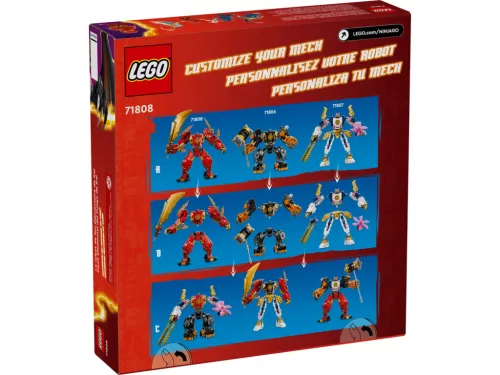 LEGO® NINJAGO® 71808 – Kai elemi tűzrobotja, 322 db, 7 éves kortól