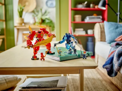 LEGO® NINJAGO® 71808 – Kai elemi tűzrobotja, 322 db, 7 éves kortól