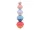 Baba toronyépítő golyókészlet – színes Montessori bio műanyag fejlesztő játék (Happy World Stacking Balls, 9 db)