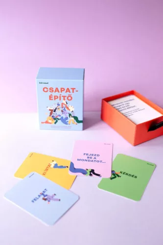 Csapatépítő társasjáték – beszélgetős, kapcsolaterősítő kártyajáték baráti társaságoknak és céges csapatoknak