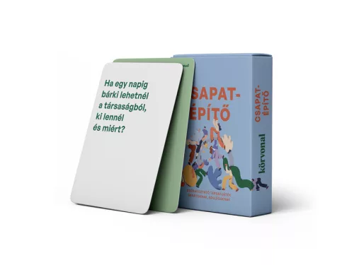 Csapatépítő társasjáték – beszélgetős, kapcsolaterősítő kártyajáték baráti társaságoknak és céges csapatoknak