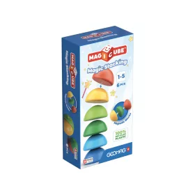   Geomag Magicube Blocks Recycled mágneses építőkocka készlet – 6 db, újrahasznosított műanyagból