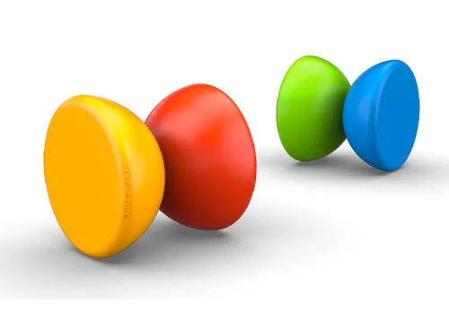 Geomag Magicube Blocks Recycled mágneses építőkocka készlet – 6 db, újrahasznosított műanyagból