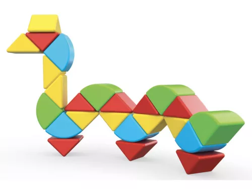 Geomag Magicube Blocks Recycled Crystal mágneses építőkocka készlet – 24 db, újrahasznosított műanyagból