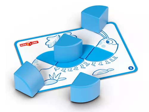 Geomag Magicube Recycled Blocks & Cards – 16 darabos mágneses építőjáték kártyákkal