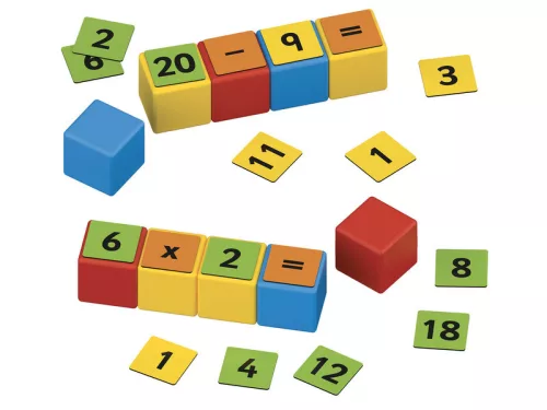 Geomag Magicube Math Building Recycled – mágneses számolójáték 61 db, újrahasznosított műanyagból
