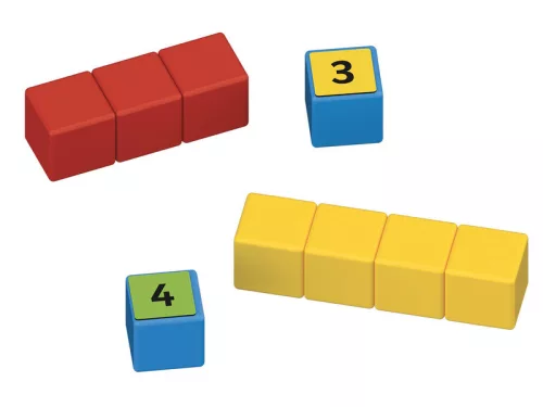 Geomag Magicube Math Building Recycled – mágneses számolójáték 61 db, újrahasznosított műanyagból