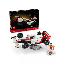   LEGO McLaren MP4/4 és Ayrton Senna 10330 – versenyautó készlet felnőtteknek, Forma-1, LEGO® Icons