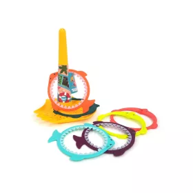 Homokozó- és dobálójáték 2x3 gyûrûvel