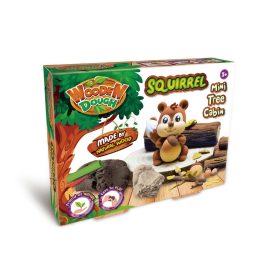   Wooden Dough Fa gyurma – mókus készlet – kreatív játék természetes anyagból