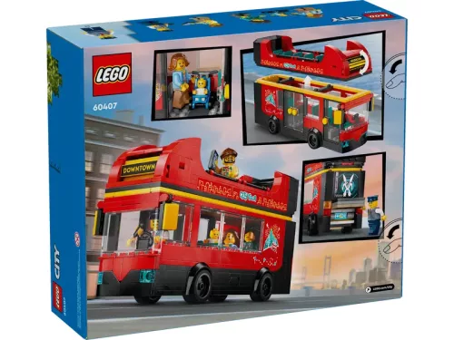 LEGO City 60407 Piros emeletes turistabusz