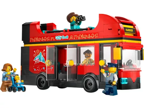LEGO City 60407 Piros emeletes turistabusz