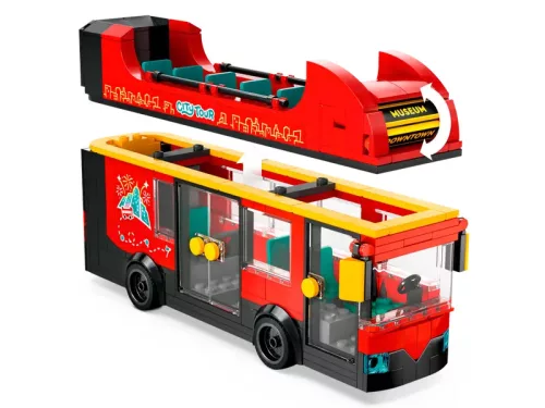 LEGO City 60407 Piros emeletes turistabusz