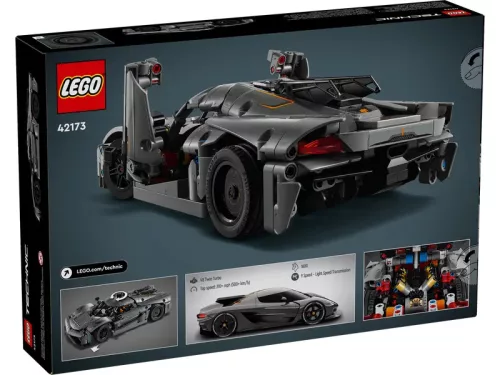 LEGO Technic 42173 Koenigsegg Jesko Absolut szürke hiperautó