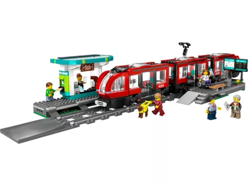 LEGO City 60423 Belvárosi villamos és megálló