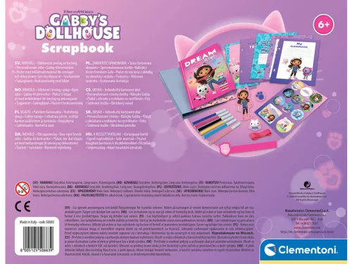 Clementoni Gabi babaháza Naplókészítő készlet 6–10 év