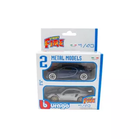   Bburago Street Fire kisautó 2 db‑os csomag 1:43 – többféle