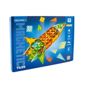   Geomag Magnetic Tiles Gems 32 Rocket – színes mágneses építőjáték rakéta
