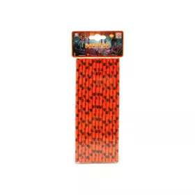 Halloween szívószál 25db